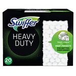 Swiffer Sweeper Heavy Duty Dry Multi-Surface Cloth Refills for Floor Sweeping and Cleaning, 20 count