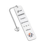 Boss Day Gift Bookmark for Women Men Boss Lady Leader Christmas Birthday Retirement Appreciation Thank You Gifts for Supervisor Mentor Leaving Going Away Gifts for Coworker PM Leadership Gifts