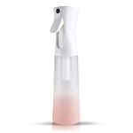 Continuous Hair Plant Mister Spray Bottle Fine Empty Small Mist Spray Bottles Mist Sprayer Water Alcohol Cleaning Spray Mist Bottle for Curly Hair Styling Products,Plants,Barber Accessories