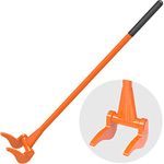 Insaga Enhanced Pallet Buster Fully Welded Deck Board Removal Tool 50'' Non-Slip Handle, All-Steel Deck Removal Tool One Piece Pallet Breaker Tool, Saves Time and Effort in Deck, Pallet Demolition