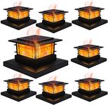 Dynaming 8 Pack Solar Flame Post Li