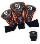 MLB Detroit Tigers Contour Head Cover, Pack of 3, Orange