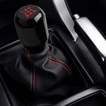 Racing JDM Manual 5 Speed Universal Gear Stick Shift Knob Aluminum Shifter (Black)