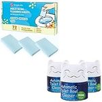 Simple Life 72 Toilet Cleaning Sheets + Tablet Bottle Cleaner Pack