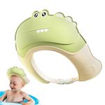 Huayeex Baby Kids Shower Cap,Shampoo Bath Bathing Hat - Safe Shampoo Protection Cartoon Shield, Soft Visor Bathing Hat With Eye And Ear Protection For 0-9 Years Old