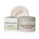 Hanz de Fuko Sponge Wax – Premium Men’s Hair Styling Paste – Medium Hold, Matte Finish– Certified Organic Ingredients - 56g