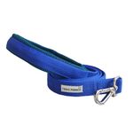 TEDHI POONCH Neela Ambar Premium Long Length Durable Sturdy Training Leash-with Soft Padded Handle- for Dogs and Puppies | Blue | Large