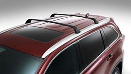 BRIGHTLINES All Metal Cross Bars Roof Racks Replacement for 2014-2019 Toyota Highlander (Highlander XLE Limited & SE, Black)