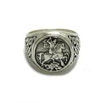 Sterling silver men ring St George solid 925 R001779 Empress