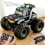 KB KAIBO Amphibious Remote Control Car with Water Guns, 40 Min Playtime- RC Car, RC Boat, Monster Truck Toys for Land & Water, Boys Toys for 4-12 Year Old Boy - Ideal Gift for Birthday Christmas-Black