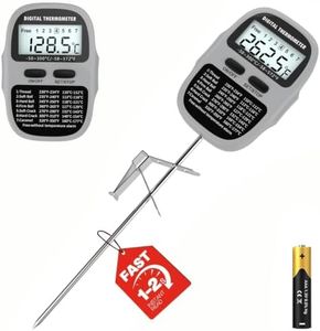 Candy Thermometer Digital Deep Fry Oil Thermometer with 7 Preset Modes