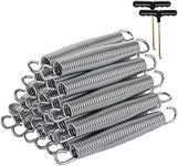 yarlung 20 Pack 7 Inch Trampoline Springs with 2 T-Hooks, Stainless Steel Springs Replacement Parts for Skywalker, JumpKing, Upperbounce, Skybound