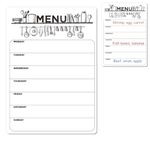 Magnetic Meal Planner for Fridge A4 Weekly Food Planner Board Family Magnet Dry Erase Meal Prep Whiteboard Menu Planning List Wipe Board Refrigerator Menu Board for Kitchen Office