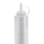 ibili 773904 Plastic Squeeze Bottle, White, 400 ml