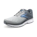 Brooks Women's Dyad 11 B Width Running Shoe (BRK-120312 1B 1172060 7.5 (065) Grey/White/BLU)