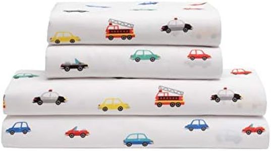 MALLARY BY MATTHEW Kids Super-Soft 100% Microfiber Print Sheet, Cars, Twin