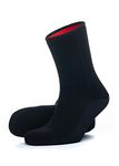 C Skins 2023 Legend 4mm Thermal Neoprene Wetsuit Socks - Black - Glued and Blindstitched Seams - Reinforced kevlar sole Adult Footwear - 9