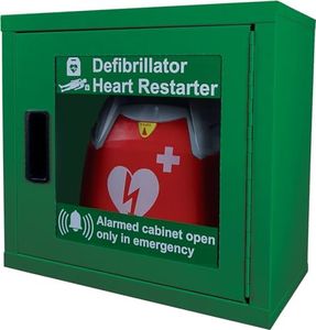 Safety First Aid Group Universal Defibrillator Cabinet with Alarm