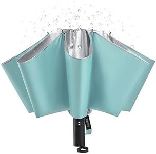 G4Free 54 Inch Windproof Umbrellas for Rain, Small Compact Reverse Folding Umbrella