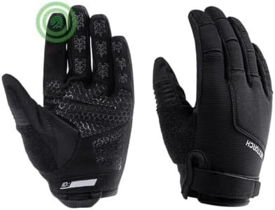 NEXTORCH Grip Guard Tactical Gloves for Men, Ultra-Thin Full-Palm Touchscreen with 3D Anti-Slip Grip, Quick-Dry Breathable Lightweight Work Gloves for Outdoor, Driving, Photography, Everyday Carry (S)