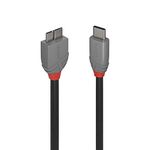 LINDY 2m USB 3.2 Type C to Micro-B Cable, Anthra Line