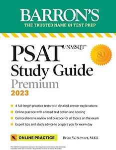 PSAT/NMSQT Study Guide, 2023: Comprehensive Review with 4 Practice Tests + an Online Timed Test Option (Barron's Test Prep)