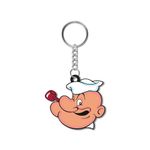 Bhai Please Popeye Wooden Keychain For Car, Bike, Office, Home (Pack Of 1) Multicolour Key Chain With Ring | Gift Men, Women, Girls, Boys, Him And Her, Multicolor)