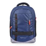 Amazon Basics Adventure Laptop Backpack | 15.6 inches | Spacious Storage | Versatile Side Pocket | Ideal for Office College School Travel