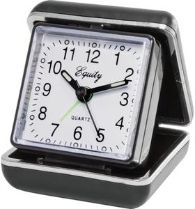 Equity 20080 Quartz Analog Fold-Up Travel Alarm Clock
