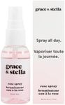 Award Winning Rose Water Facial Spray (30ml) - Vegan - Rose Water Spray For Face - Rosewater Spray Toner Rose Hydrosol - Rose Spray Facial Mist - Rosewater Spray Toner Rose Hydrosol - Spray all Day by grace and stella