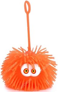 GRAPHENE Led Silicon Lights Puffer Toys Balls With Big Eyes for Kids, Stress Relief Toy Set , Indoor, Outdoor Puffer Balls Infant Toddler Boy Girl Multicolor Best Birthday,Christmas Gift ( Pack of 1 )