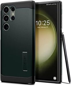 Spigen Cover Tough Armor Compatibile con Samsung Galaxy S23 Ultra - Verde Abisso