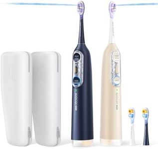 Soocas NEOS II Ultra Electric Toothbrush with Water Flosser Midnight Blue and Champagne Gold Bundle