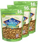 Blue Diamond Almonds Whole Natural, 16-Ounce Bags (Pack of 3)