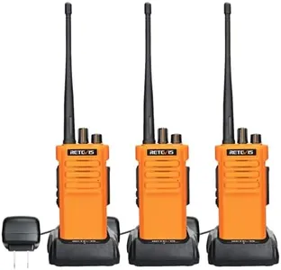 Retevis RT29 Walkie-Talkies Long Range for Adults, Strong Penetration Two Way Radios with 3200mAh Rechargeable, Professional 2 Way Radios Long Range for Hunting(3 Pack)
