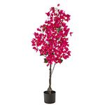 Nearly Natural 4ft. Bougainvillea Artificial Tree