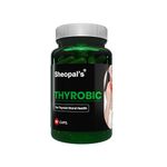 Sheopals Thyrobic Ayurvedic Capsule Supplement - Rapid Action Formula With Kanchanar - Haldi - Sankh Bhasm- Amla - Souf - Supports Thyroid Health –Healthy Glands and Cellular Metabolism 60 Caps