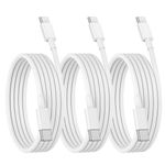 USB C to USB C Fast Charger Cord 6ft 3Pack [MFi Certified], Type C to Type C Charging Cable Compatible with iPhone 16/15/15 Pro/15 Pro Max/15 Plus,Pad Pro, Air5, MacBook Air Samsung S23/S22