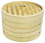 8" Bamboo Steamer Set