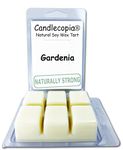 Candlecopia Gardenia Strongly Scented Hand Poured Premium Natural Soy Wax Melts, 12 Soy Wax Cubes, 6.4 Ounces in 2 x 6-Packs