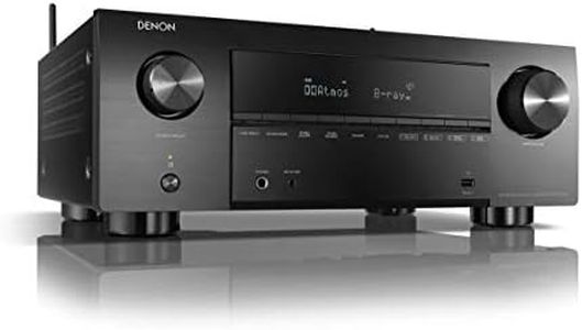 Denon AVC-X3700H 9.2-Kanal AV-Verstärker, HiFi Verstärker, Alexa kompatibel, 7 HDMI Eingänge und 3 Ausgänge, 8K-Video, Bluetooth, WLAN, Musikstreaming, Dolby Atmos, AirPlay 2, HEOS Multiroom, Schwarz