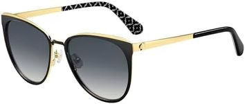 Kate Spade New York Women's JABREA/S Sunglasses, BLACK, 57