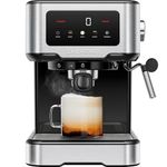 Chefman CraftBrew Espresso Machine 15-Bar, Steam Wand, Digital Touchscreen