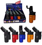 2 x Prof Lighters Set Pipe Angled Rotary Design Jet Flame Windproof Dustproof Refillable (Rotary Jet Lighters)