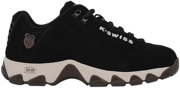 K-Swiss Men's ST329 CMF Sneaker, Black/Dark Gum/Jet Stream, 10.5 M