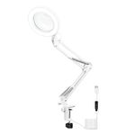 Light Lamp With Magnifier Glasses