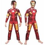 Boys Superhero Muscle Costume 3D St