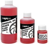 Epic Mineral Oil Brake Fluid for Shimano/Tektro/TRP Disc Brakes | MTB & Road | High Performance Oil for Brake Bleeding | Red - 500ml