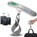 VOXXU Precise Digital Luggage Scale with 110lb/50Kg Capacity – Portable Suitcase Weighing Scales | Accurate Luggage Scales for Suitcases | Heavy Duty Weighing Scales for Luggage | Travel Accessories