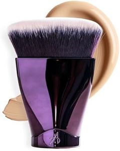 Anisa Beauty Pinnacle Face & Body Brush | Large Makeup Brush for Foundation, Powder & Self Tanning Bronzer | Full-Coverage Blending Brush with Soft, Dense Vegan Fibers | Travel-Friendly Beauty Tool